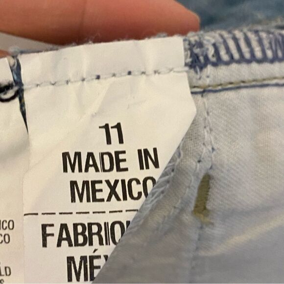 Volcom Colette Skinny denim Jeans mid rise 100% cotton medium wash Size 11 - Picture 10 of 12